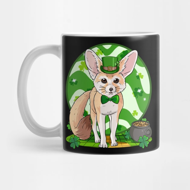 Fennec Fox St. Patricks Day Irish Leprechaun by Noseking